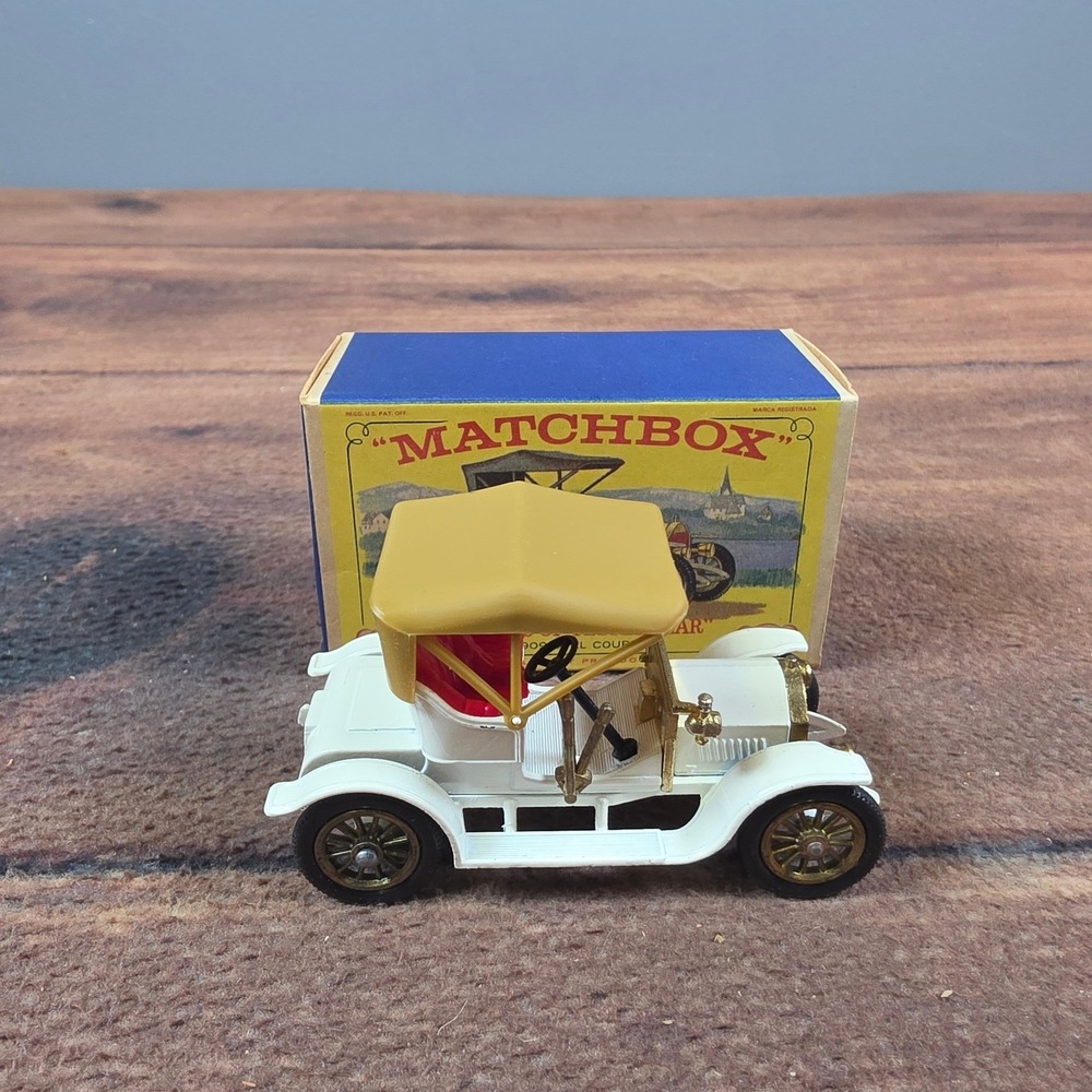 Matchbox 1909 Opel Coupe Models of Yesteryear White Excellent Lesney Y-4 Boxed